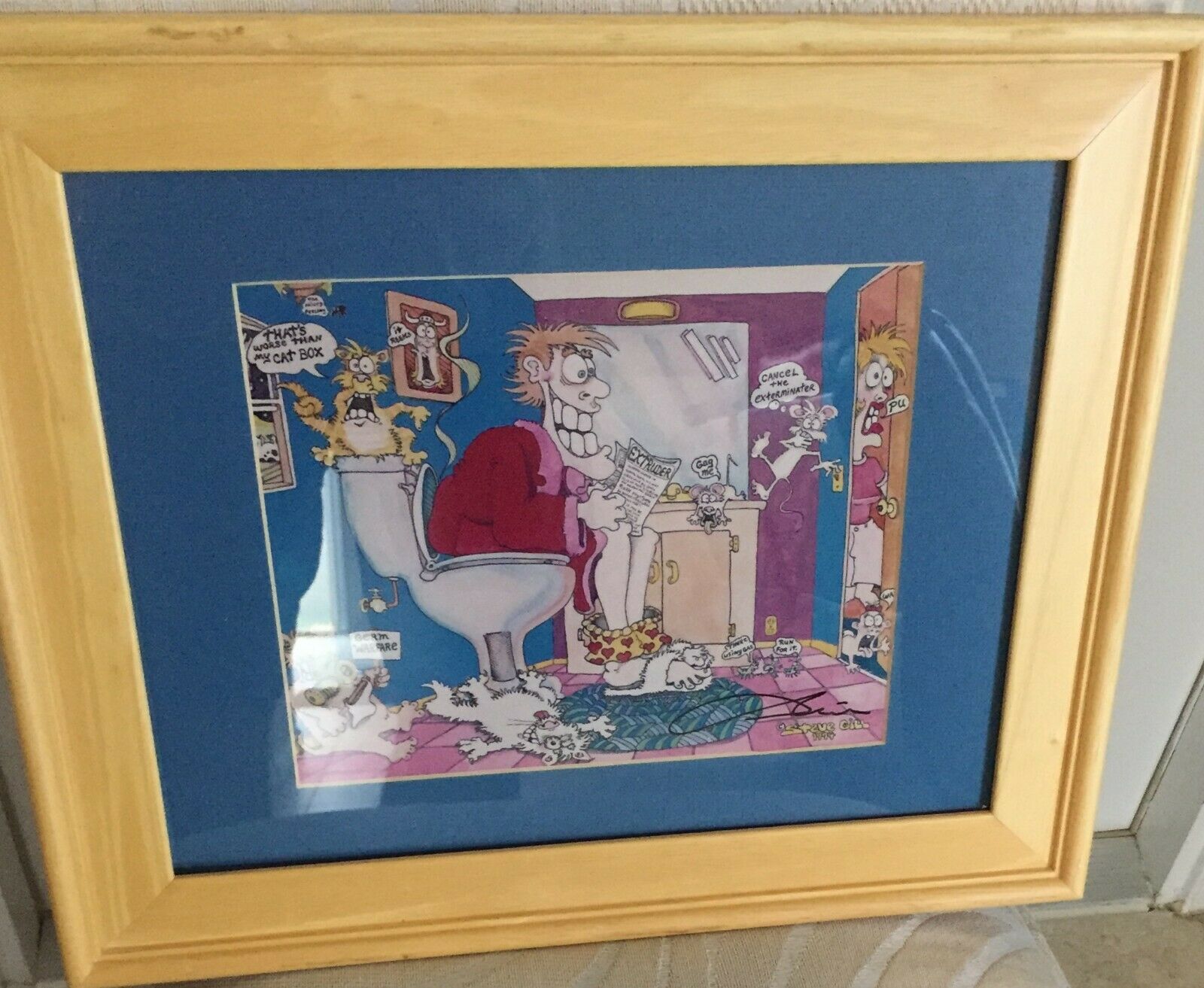 Steve Gill Bathroom art 