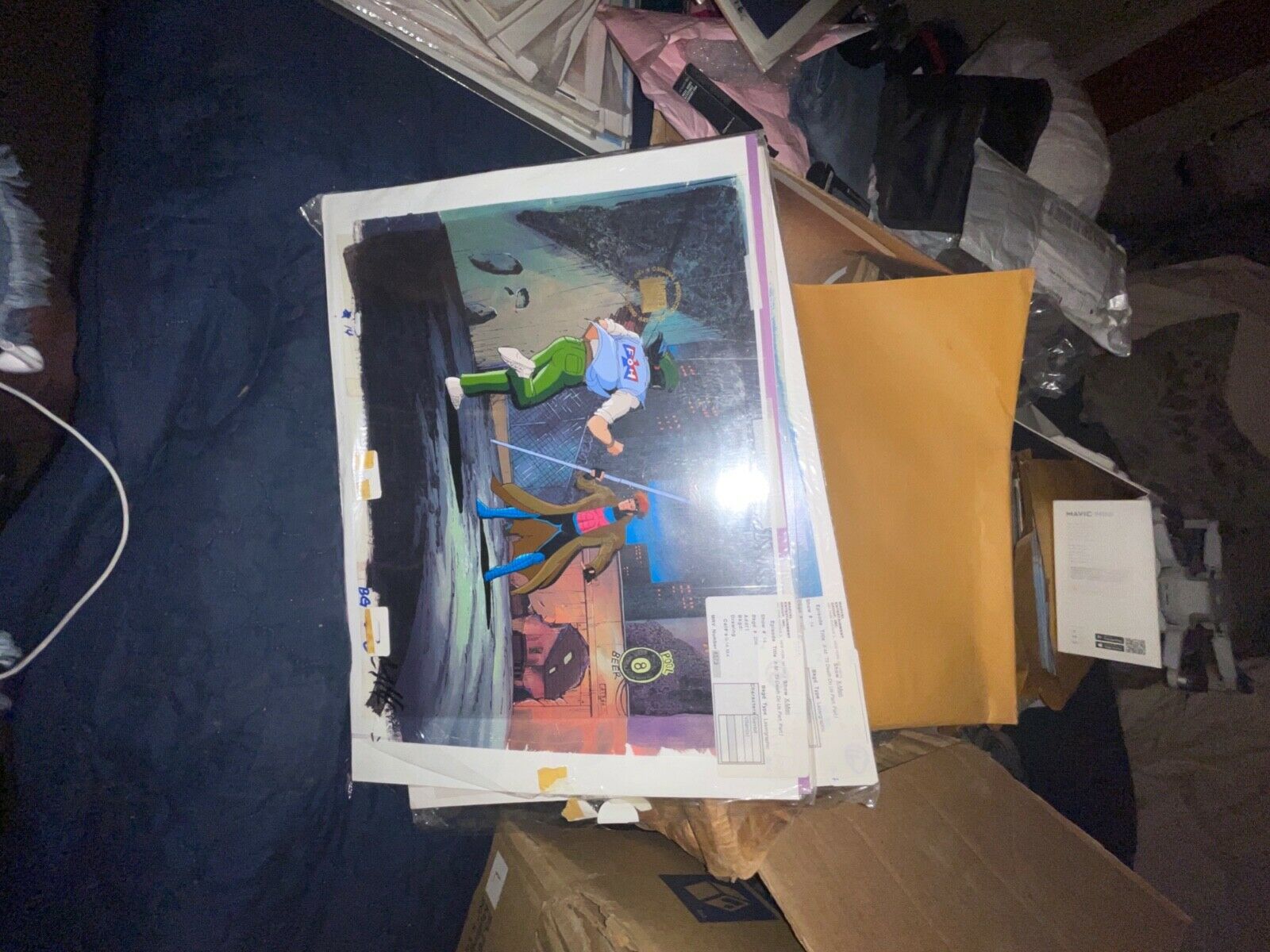 marvel comic original hand painted production cels:Iron Man, X-Men,FantasticFour