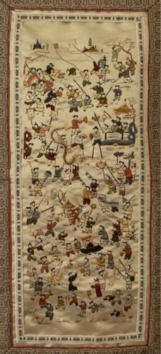 Chinese Children New Years Dragon 29” x 12.5” Vintage