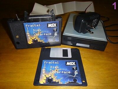 MSX 2 / 2+ FDD Fractal Floppy Disk Drive interface KIT complete ready to use NEW