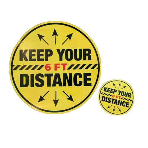 Keep Your Distance Social Distance stickers
